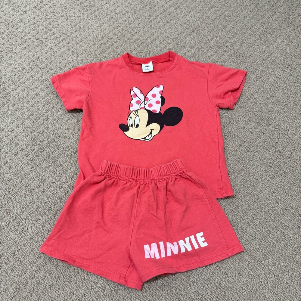 Disney Minnie Mouse Red Pajama Set for Kids